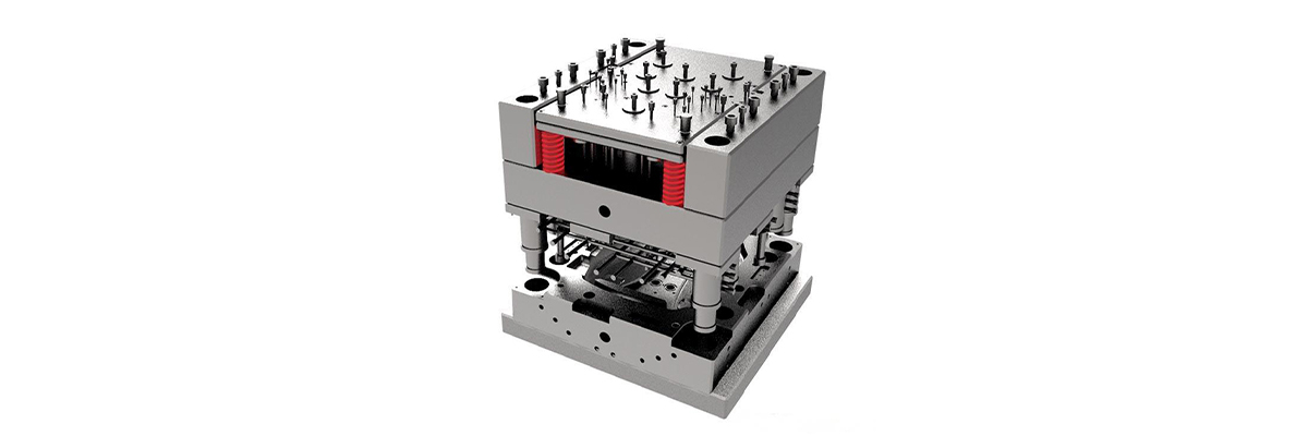 Injection molding machine showing temperature control components