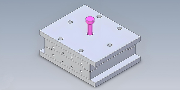 Engineer using virtual reality to design injection molded parts